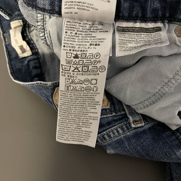 Levi’s 515 Bootcut Medium Wash Mid Rise Size 12M 31x30 Western Detailed Pockets - Picture 10 of 12